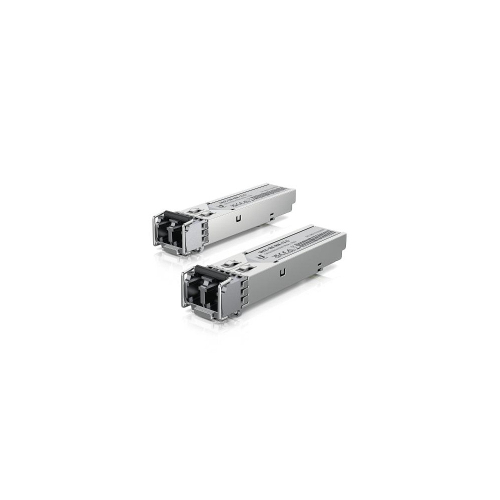 Ubiquiti Networks UACC-OM-MM-1G-D-2, Fibra ottica, 1000 Mbit/s, Multi-Mode Module, BiDi, Duplex LC up 550mt - 2 Pack