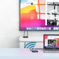 Verbatim Drahtloser USB-C 4K Monitor Adapter mit HUB WDA-02 32147