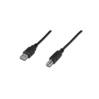 CAVO DIGITUS USB 2.0 A TO USB B, M-M, 1,8MT, (TIPO STAMPANTE), NERO, AK6722