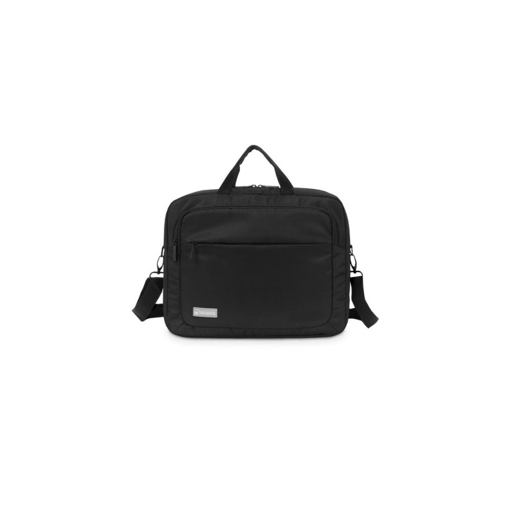 BORSA x NB ATLANTIS P004-KL12-A0-16 da 15,6" Cinghia a tracolla con poggia spalle, tasca porta oggetti e porta documenti, Nero