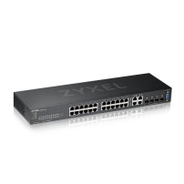 SWITCH ZYXEL GS2220-28-EU0101F 24P Gigabit +4P (RJ-45/SFP) , IPv6, VLAN, Desktop/Rack Managed Layer 3 Lite - Fanless