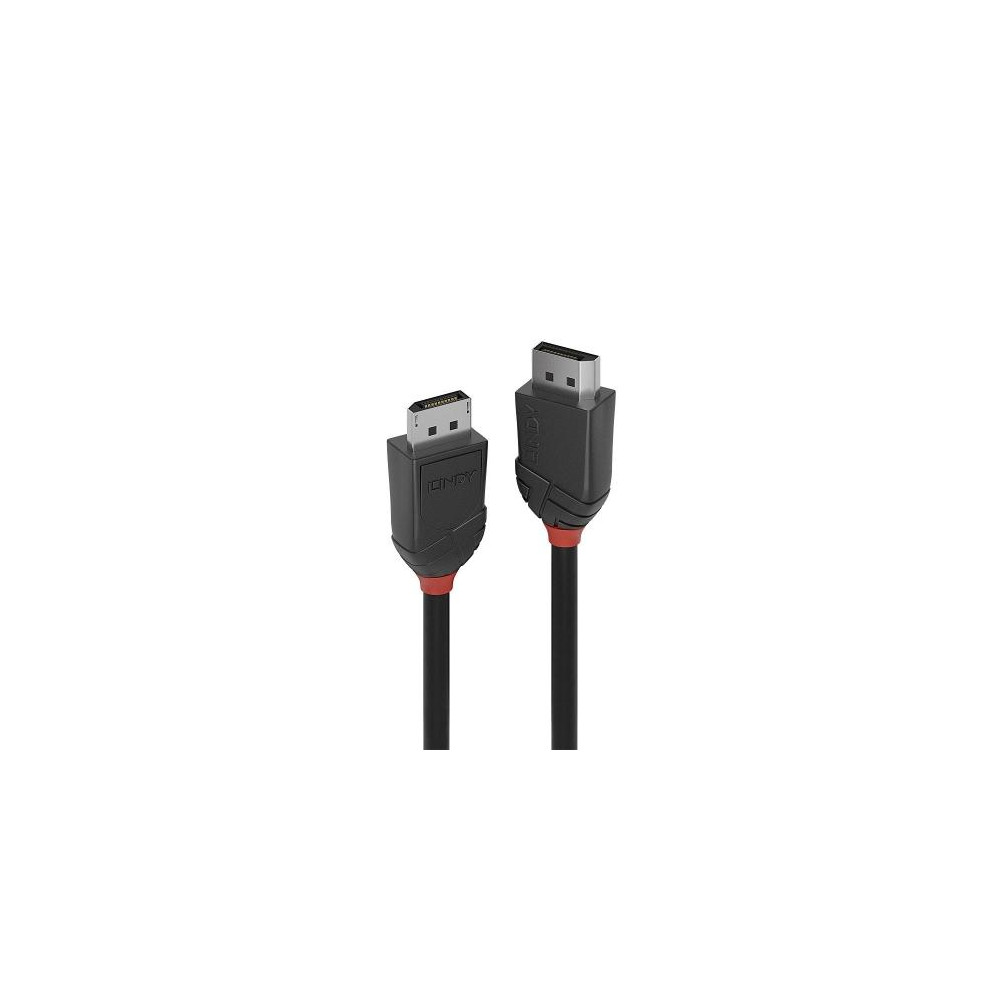 CAVO LINDY DISPLAYPORT 1,2 TO DP, M/M, 2MT, "Black Line", NERO, 36492