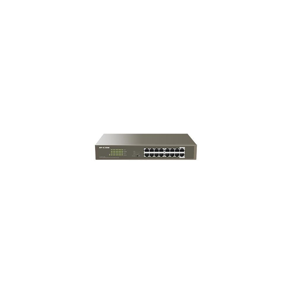 SWITCH IP-COM G1116P-16-150W, 16 porte RJ10 100/1000/45M,fino a 2000 Mbps di velocità di trasmissione full duplex,32 Gbps,135W