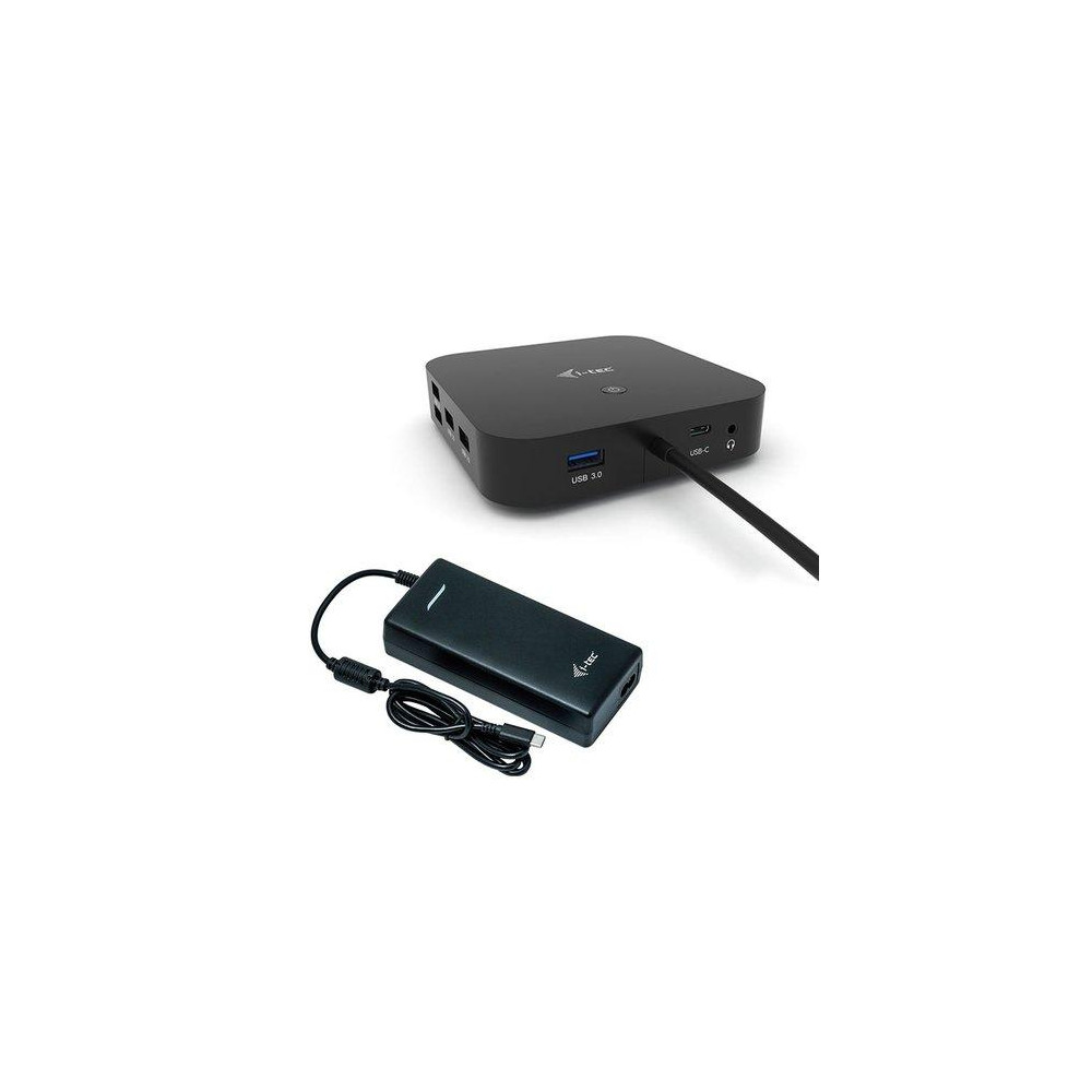 I-TEC USB-C Dual Display Docking Station with Power Delivery and Universal Charger C31DUALDPDOCKPD100W