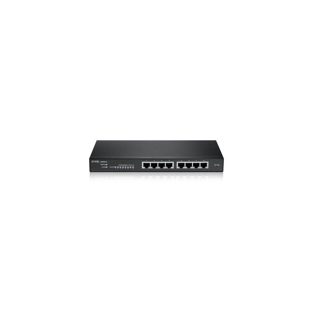 SWITCH ZYXEL - NebulaFlex Switch Web Managed 8p Gigabit - Supporto IPv6, VLAN - Design senza ventole, Desktop GS1915-8-EU0101F