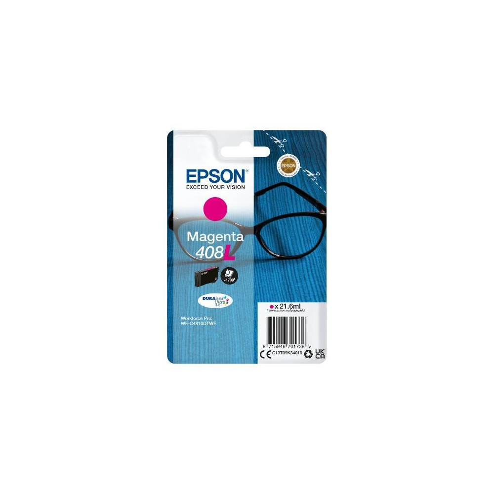 ORIGINAL Epson Cartuccia d'inchiostro magenta C13T09K34010 408L ~1700 Seiten 21,6ml