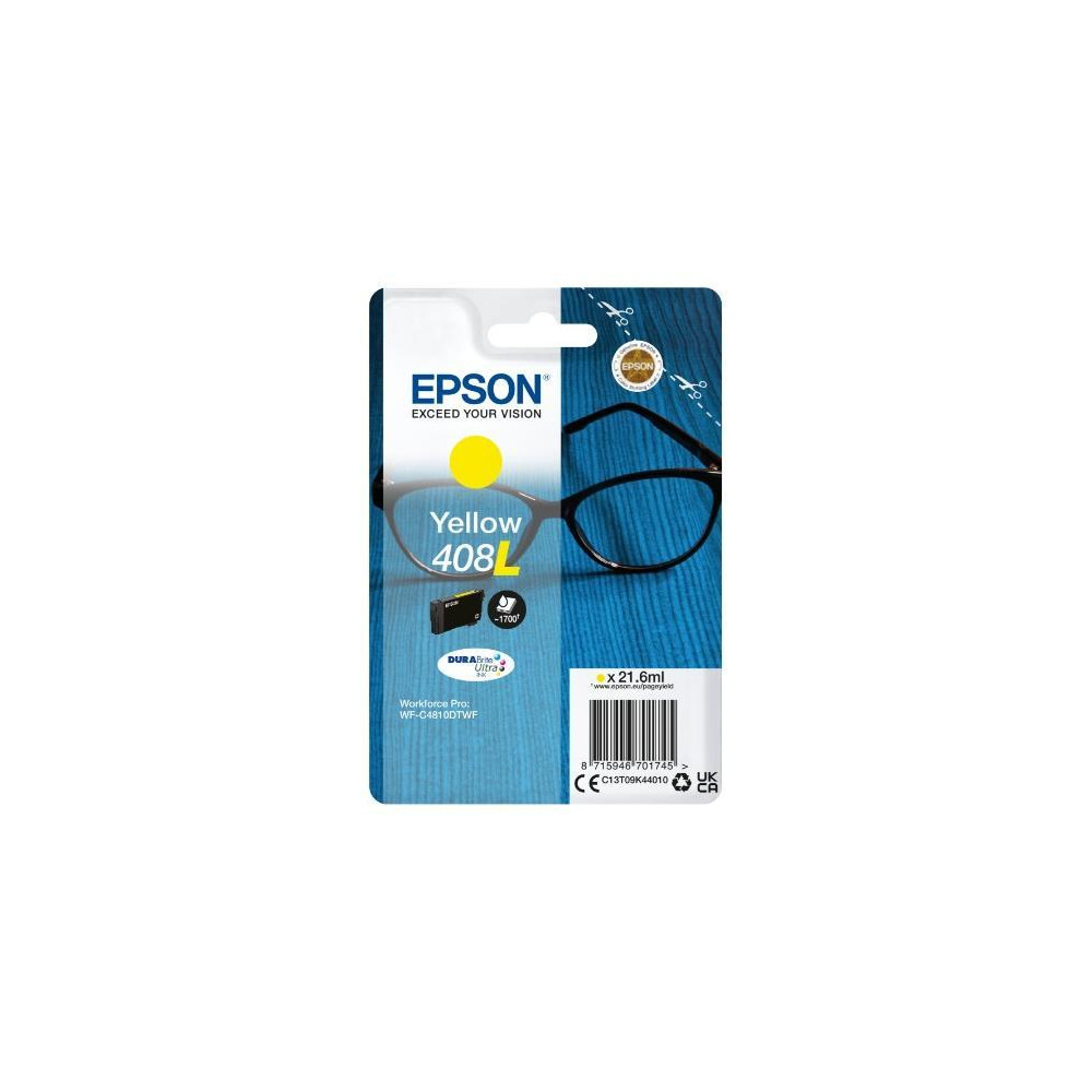ORIGINAL Epson Cartuccia d'inchiostro giallo C13T09K44010 408L ~1700 Seiten 21,6ml