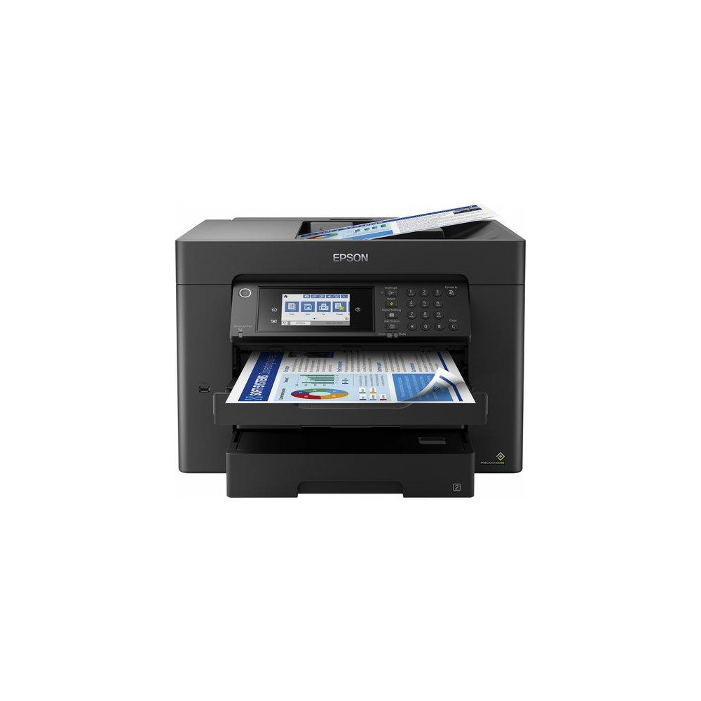 MULTIFUNZIONE EPSON WorkForce WF-7840DTWF A3+ 32/22PPM 2x 250FF Scan 1200x2400 FAX ADF DUPLEX LAN WiFi Direct USB