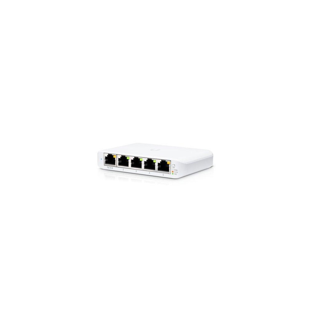 Ubiquiti UniFi Switch USW-Flex-Mini, 4 Porte Lan Gigabit + 1 Porta Lan PoE input L2