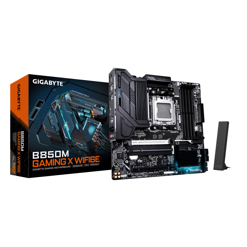 Gigabyte GA-B850M GAMING X WF6E (AM5) (D) Gigabyte GA-B850M GAMING X WF6E (AM5) (D)