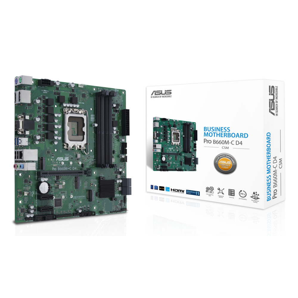 ASUS PRO B660M-C CSM D4 (1700) (D)