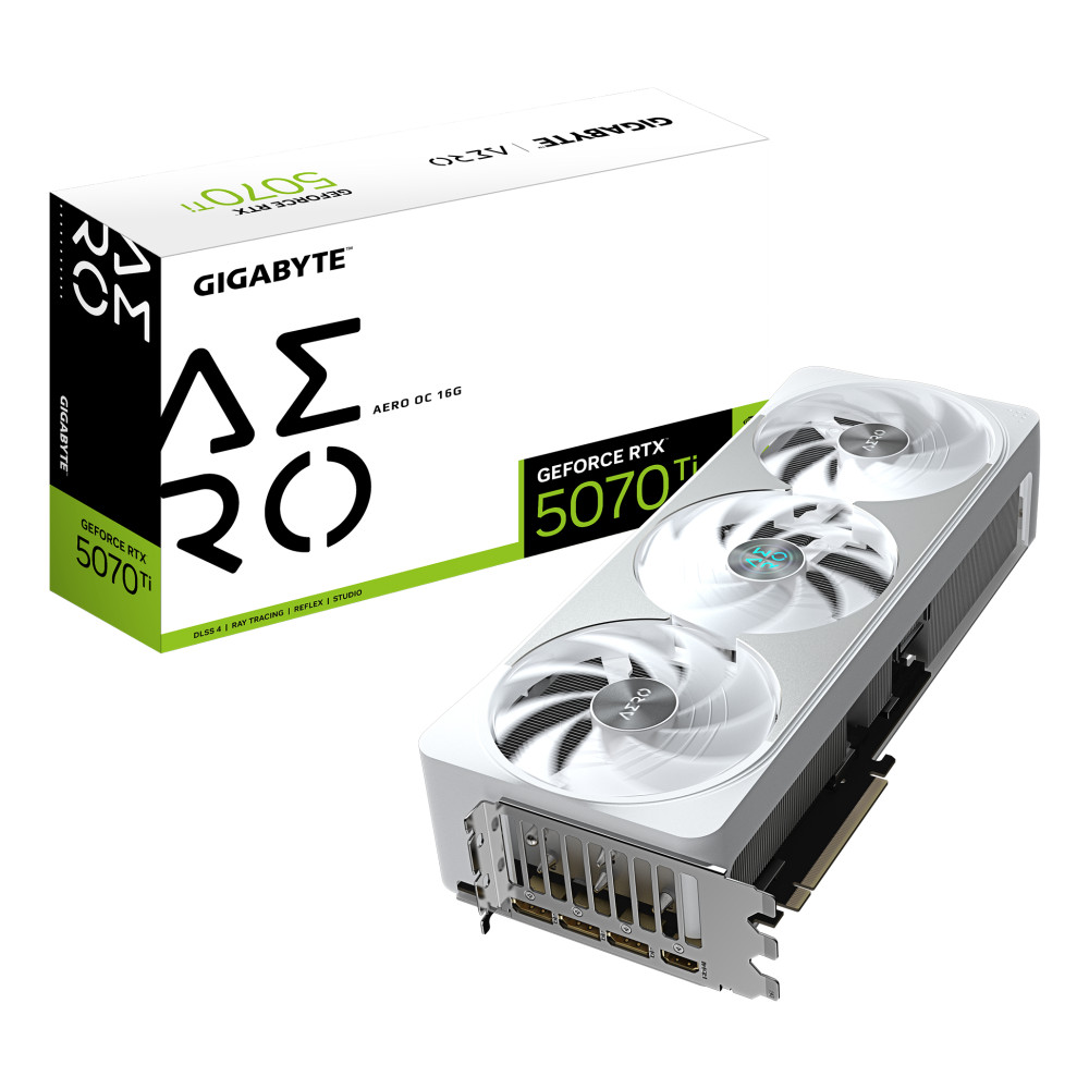 VGA Gigabyte GeForce® RTX 5070TI 16GB AERO OC