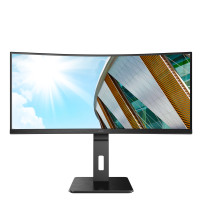 MONITOR AOC LED 34" Wide CURVED CU34P2A VA 3840x1440 1ms 300cd/mq 50.000.000:1 2x3W MM Reg.H 2HDMI DP