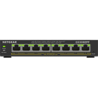 NETGEAR Plus Switch 8-port 10/100/1000 GS308EPP-100PES