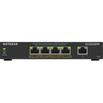 NETGEAR Plus Switch 5-port 10/100/1000 GS305EPP-100PES