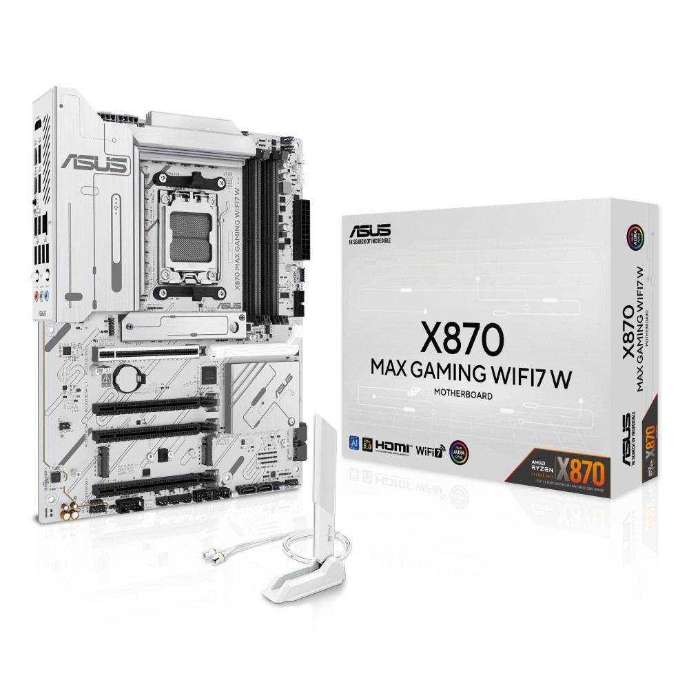 ASUS X870 MAX Gaming WIFI7 W (AM5) (D) ASUS X870 MAX Gaming WIFI7 W (AM5) (D)