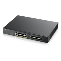 SWITCH ZYXEL GS1900-24EP-EU0101F 24P GIGABIT (12P POE EROG FINO 130W) - SUPP.IPV6, VLAN, RACK 19"