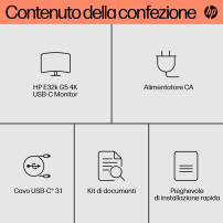 HP Monitor E32k G5 4K USB-C