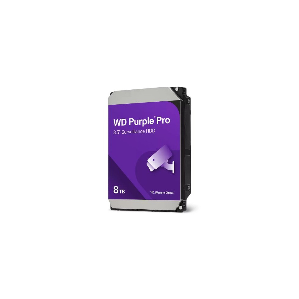 HD WD SATA3 8TB 3.5" PURPLE INTELLIPOWER 256mb cache 24x7 - (IDEALI PER DVR/PVR) - WD8002PURP WD8002PURP WD