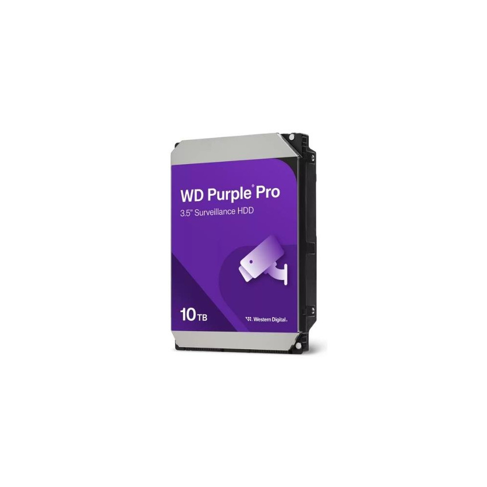 HD WD SATA3  10TB 3.5" PURPLE INTELLIPOWER 512mb cache 24x7 - (IDEALI PER DVR/PVR) - WD102PURP WD102PURP WD