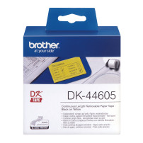 ORIGINAL Brother Etichette Nero su giallo DK-44605