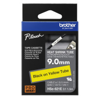 ORIGINAL Brother Nastro Nero su giallo HSe-621E