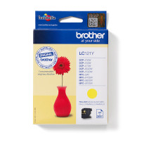 ORIGINAL Brother Cartuccia d'inchiostro giallo LC121Y LC-121 ~300 Seiten 3,9ml