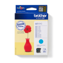 ORIGINAL Brother Cartuccia d'inchiostro ciano LC121C LC-121 ~300 Seiten 3,9ml