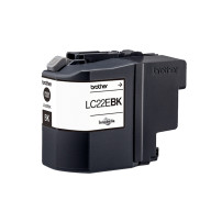 ORIGINAL Brother Cartuccia d'inchiostro nero LC22EBK LC-22E ~2600 Seiten