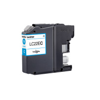 ORIGINAL Brother Cartuccia d'inchiostro ciano LC22EC LC-22E ~1200 Seiten 11,8ml