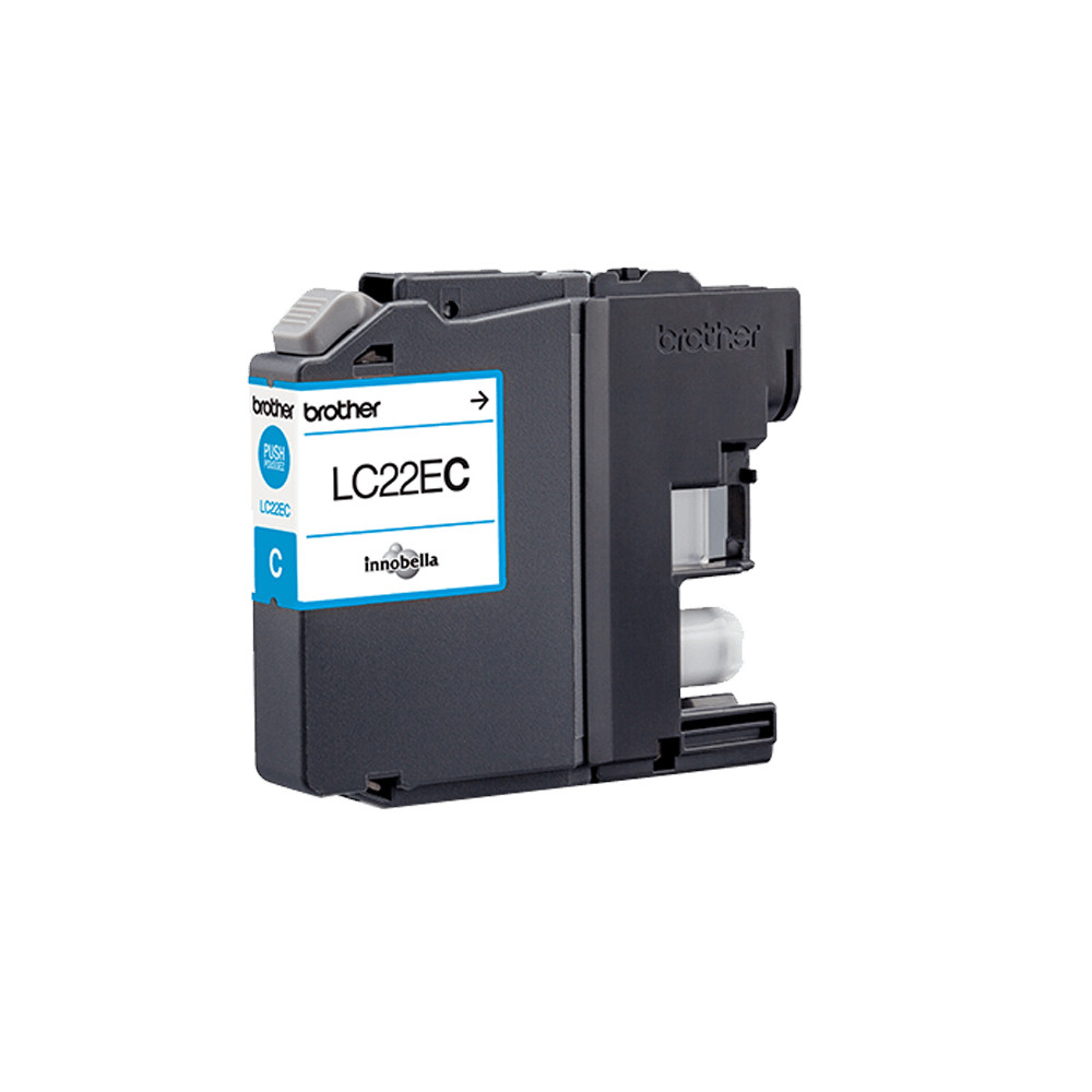 ORIGINAL Brother Cartuccia d'inchiostro ciano LC22EC LC-22E ~1200 Seiten 11,8ml