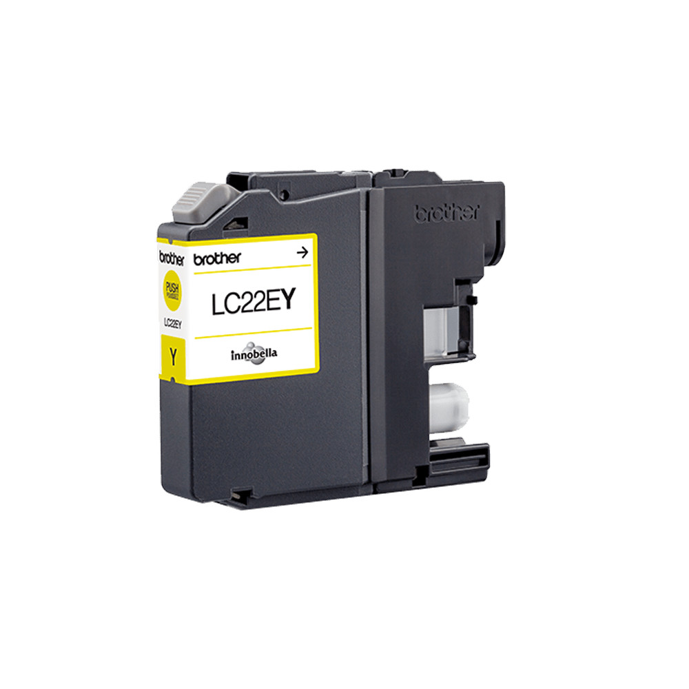 ORIGINAL Brother Cartuccia d'inchiostro giallo LC22EY LC-22E ~1200 Seiten 11,8ml