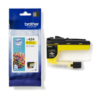 ORIGINAL Brother Cartuccia d'inchiostro giallo LC424Y LC-424Y ~750 Seiten