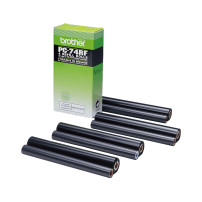 ORIGINAL Brother nastro a trasferimento termico nero PC-74RF a 4 pezzi