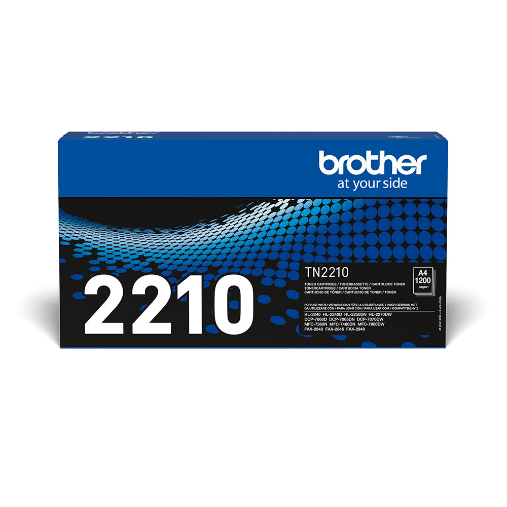 ORIGINAL Brother toner nero TN-2210 2210 ~1200 Seiten