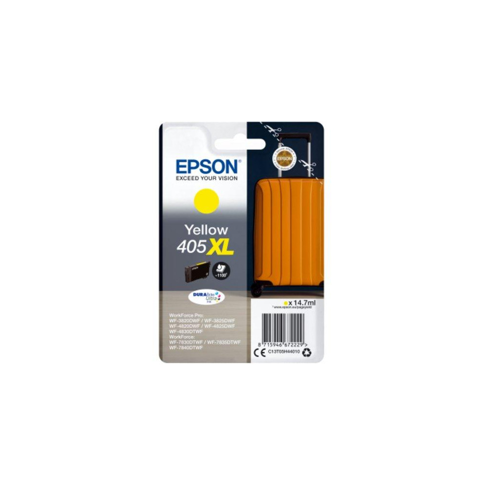 ORIGINAL Epson Cartuccia d'inchiostro giallo C13T05H44010 405 XL ~1100 Seiten 14,7ml