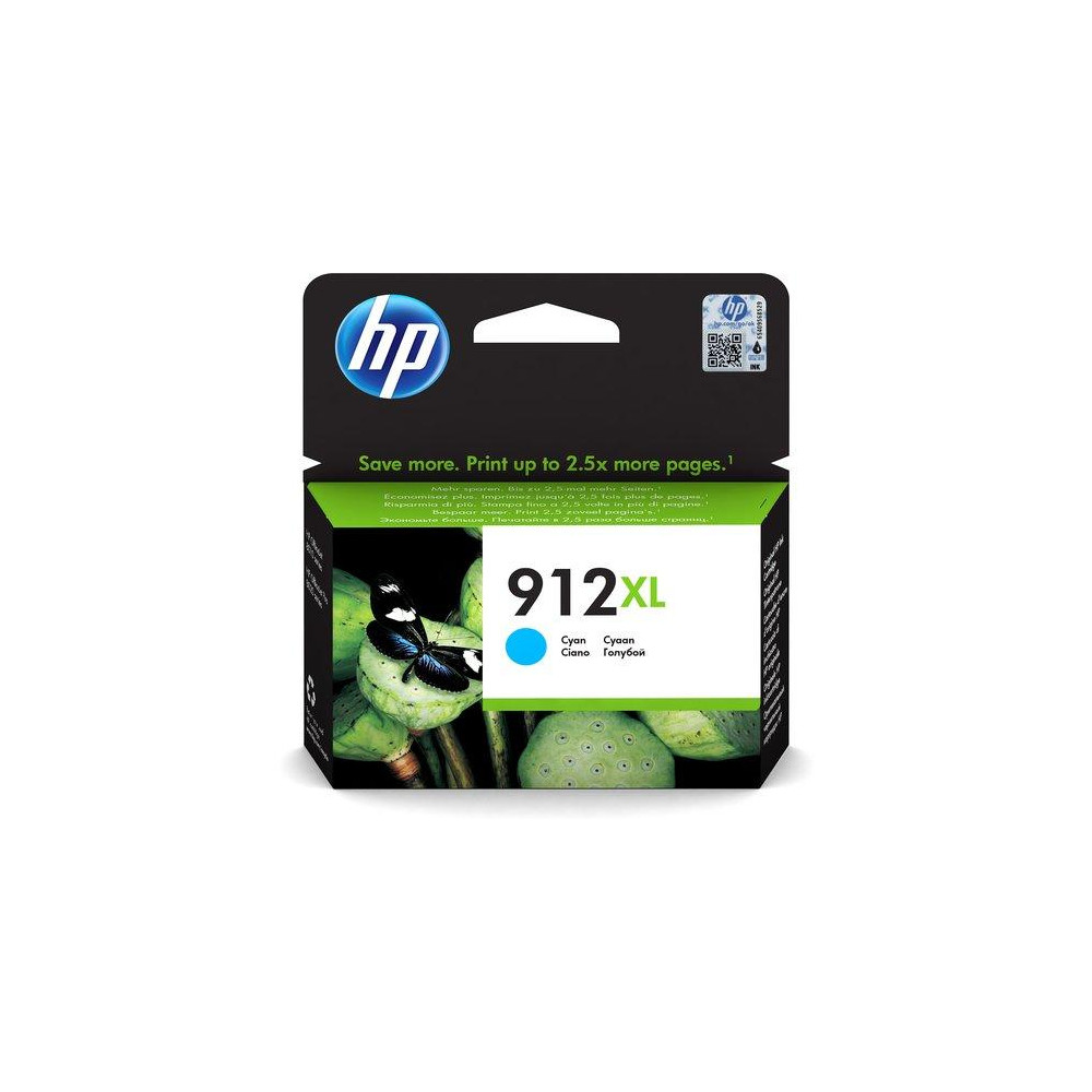 ORIGINAL HP Cartuccia d'inchiostro ciano 3YL81AE 912 XL ~825 Seiten
