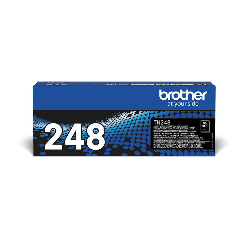 ORIGINAL Brother toner nero TN-248BK 248 ~1000 Seiten