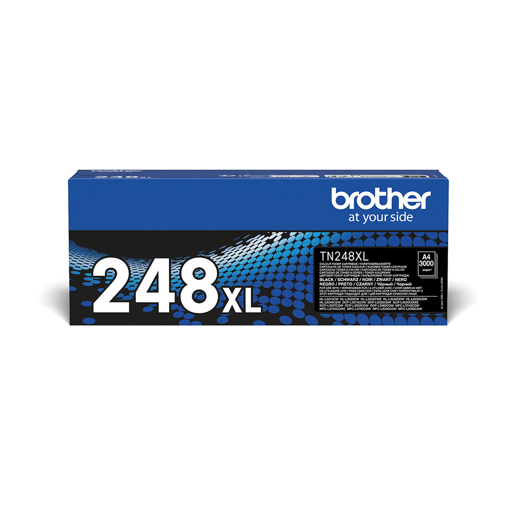 ORIGINAL Brother toner nero TN-248XLBK 248XL ~3000 Seiten