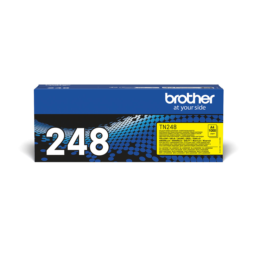 ORIGINAL Brother toner giallo TN-248Y 248 ~1000 Seiten