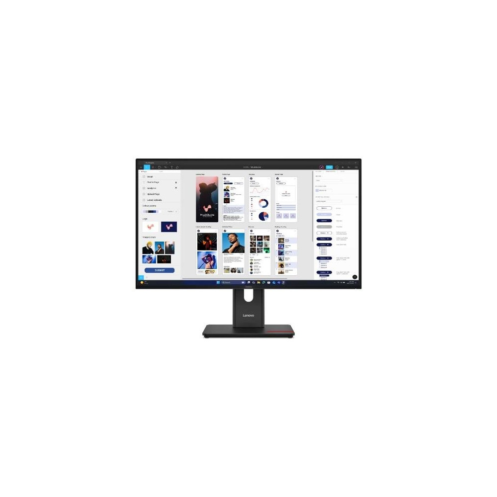 MONITOR LENOVO T32UD-40 64B0GAT1EU 32" IPS/UHD/HDMI,DP,USB-C (96W) + USB-C (15W)/Ethernet/PIVOT 64B0GAT1EU LENOVO