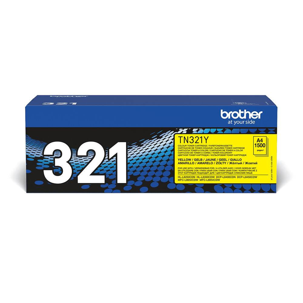 ORIGINAL Brother toner giallo TN-321Y 321 ~1500 Seiten