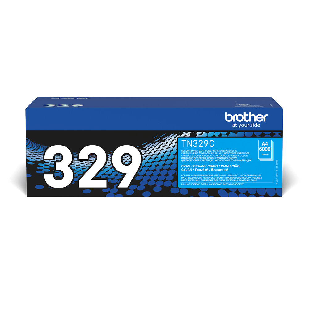 ORIGINAL Brother toner ciano TN-329C 329 ~6000 Seiten