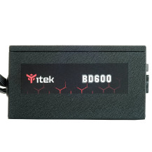 itek BD600 alimentatore per computer 600 W 24-pin ATX ATX Nero