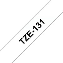 ORIGINAL Brother Nastro Nero su trasparente TZe-131 TZ-131 12 mm x 8 m, laminato
