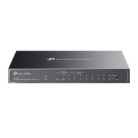 SWITCH TP-LINK OMADA ES210GMP 10P LAN GIGABIT DESKTOP 10/100/1000Mbps RJ45 Desktop Easy Managed Switch 8P GIGABIT POE