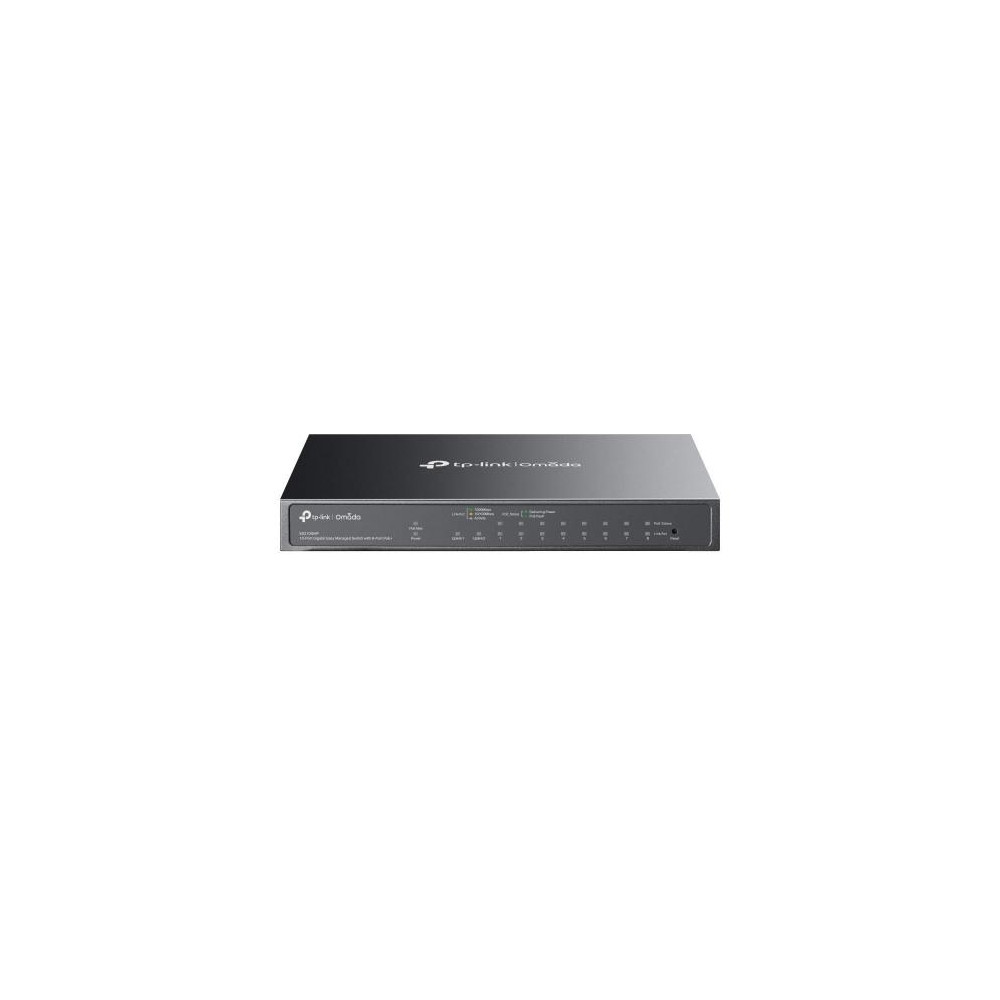 SWITCH TP-LINK OMADA ES210GMP 10P LAN GIGABIT DESKTOP 10/100/1000Mbps RJ45 Desktop Easy Managed Switch 8P GIGABIT POE