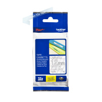 ORIGINAL Brother Nastro Bianco su trasparente TZe-135 TZe-135 12 mm x 8 m, laminato