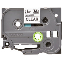 ORIGINAL Brother Nastro Nero su trasparente TZe-141 TZ-141 18 mm x 8 m, laminato