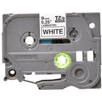 ORIGINAL Brother Nastro Nero su bianco TZe-221 TZ-221 9 mm x 8 m, laminato